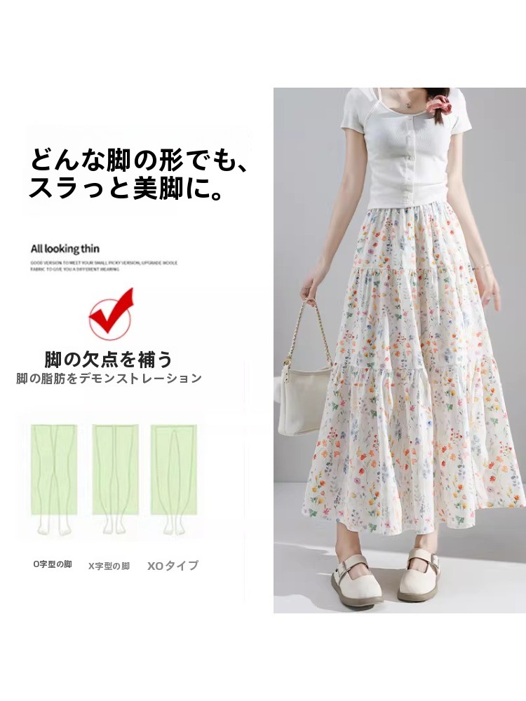 Artı Boyutu Çiçek Baskı A-Line - Midi Skirt Floral incelemesi ve fiyatı