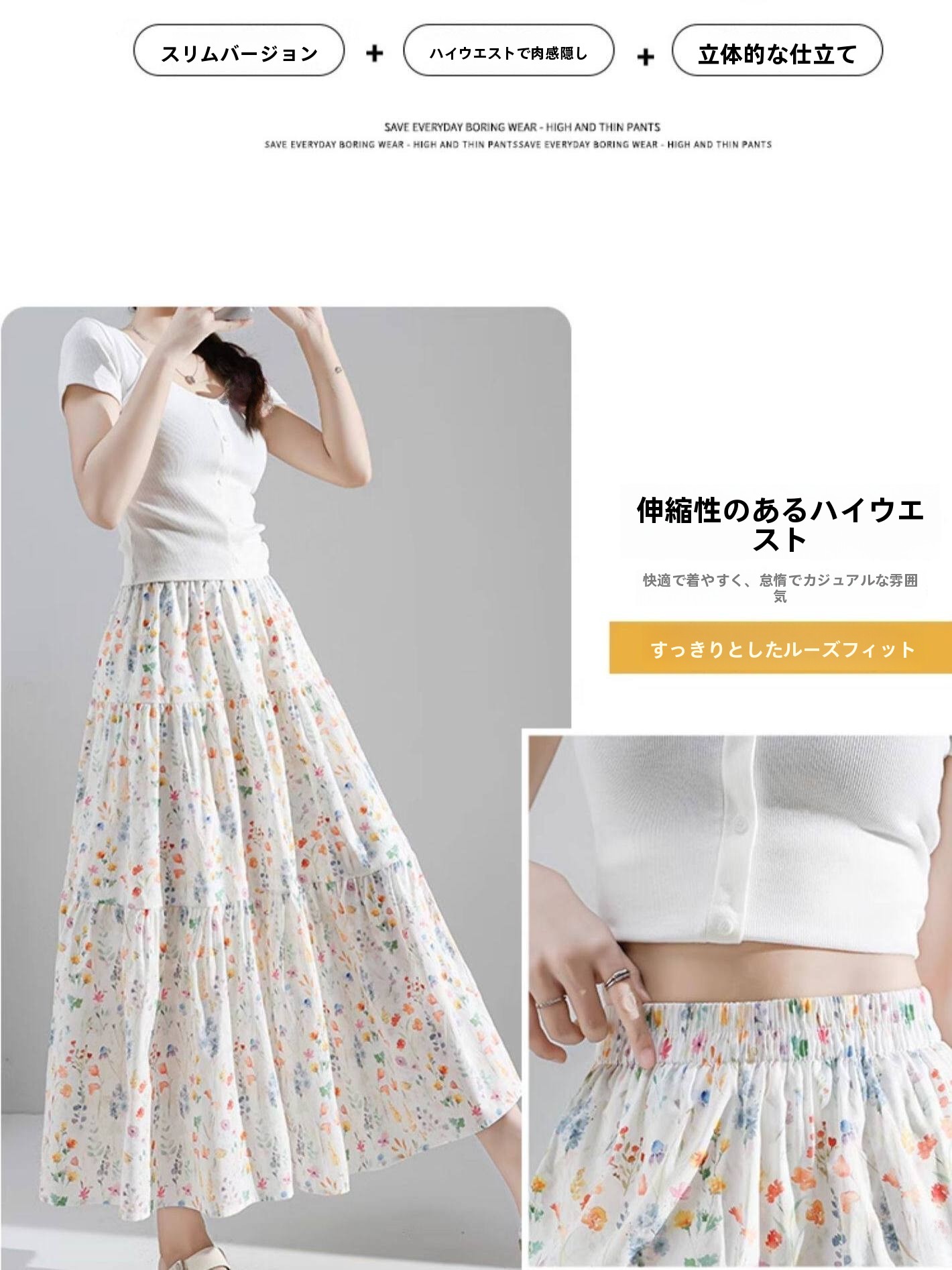 Artı Boyutu Çiçek Baskı A-Line - Midi Skirt Floral incelemesi ve fiyatı