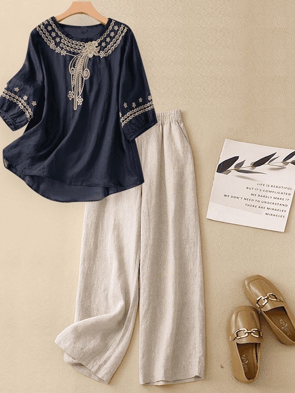Yüksek Kaliteli Pamuklu Keten  - Linen Pant Wide incelemesi ve fiyatı